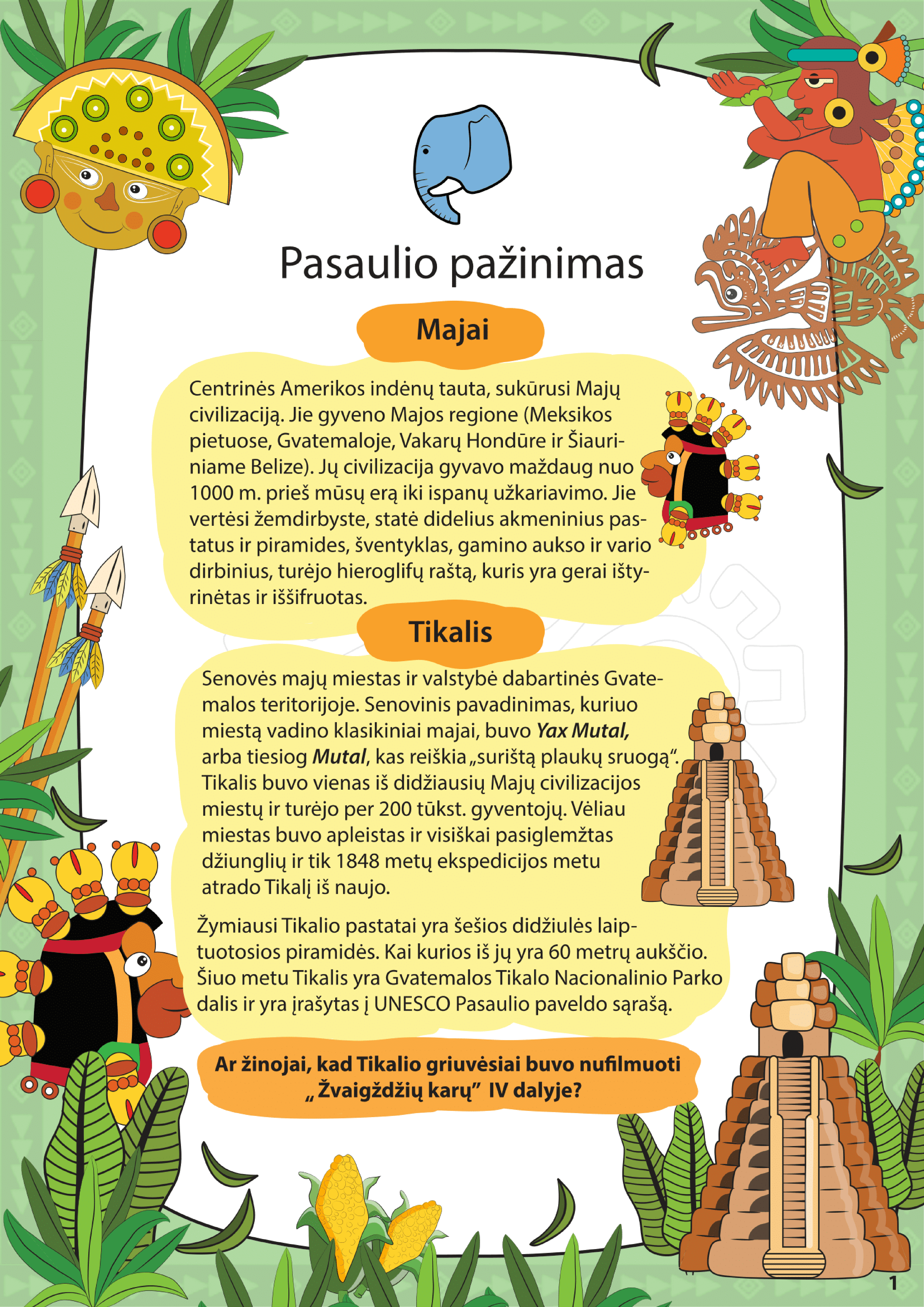 Inkai, majai ir actekai - puslapis 1