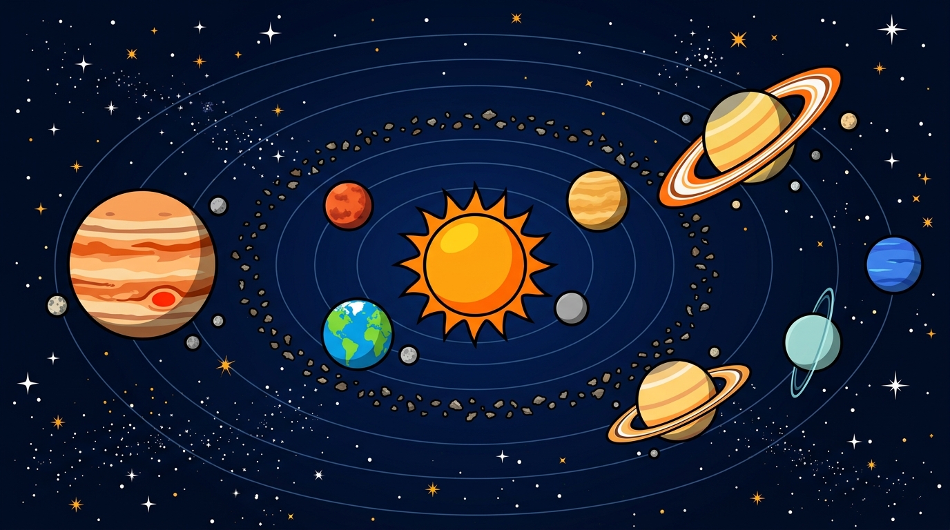 Kas yra planeta? 10 įdomių faktų apie planetas vaikams