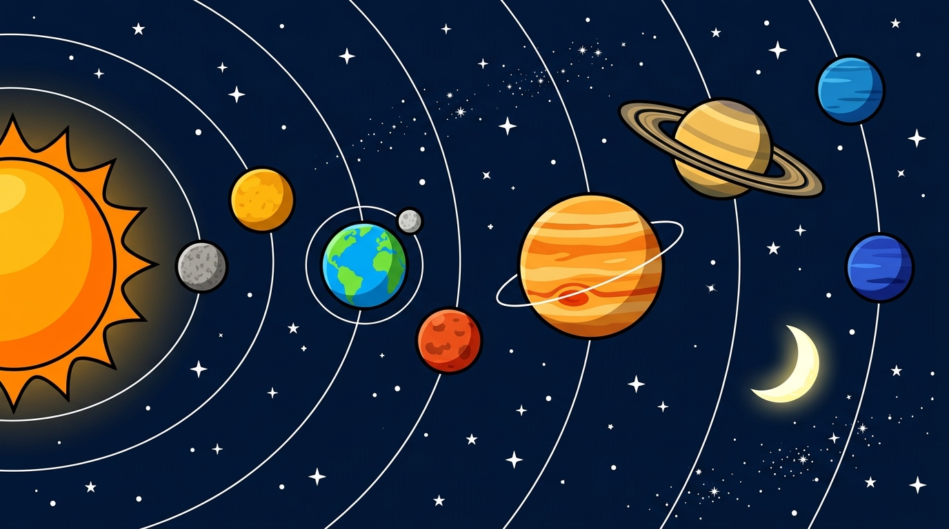 Kosmosas pradinukams: 10 įdomių faktų apie planetas ir žvaigždes